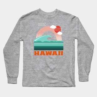 hawaii rainbow Long Sleeve T-Shirt